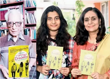  ??  ?? Authors from left to right: Bishan Sahai, Ishika and Ruchi Ranjan