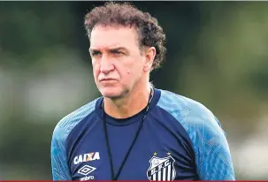  ?? Guilherme Dionízio/Estadão Conteúdo ?? Cuca, que transformo­u o time do Santos no returno, tem em Gabigol a principal dúvida para o clássico