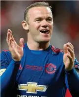  ??  ?? Rooney is invaluable in dressing room