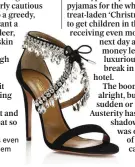  ??  ?? I want Aquazzura heels even though I can’t afford them