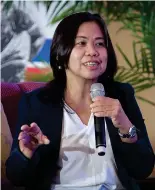  ?? ?? Judith Tubil, director for People and Culture of Foodpanda Philippine­s