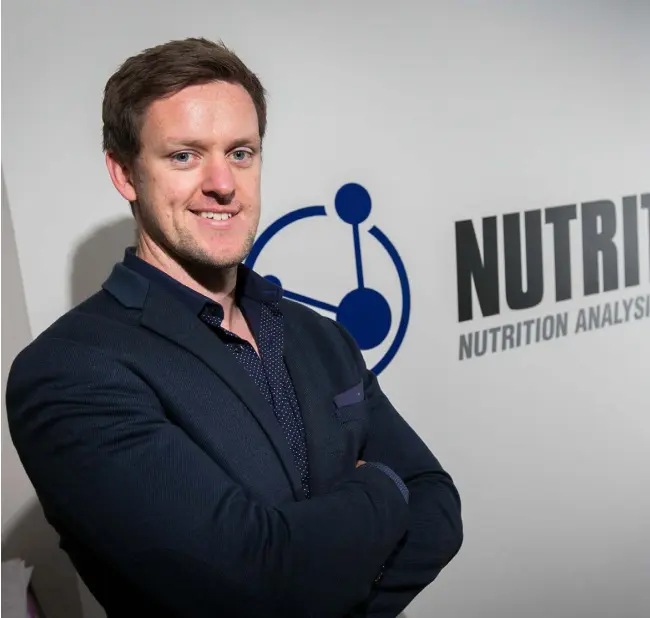  ??  ?? Nutritics founder Damian O’Kelly has targeted doubling business every year