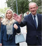  ?? REUTERS ?? Accuser: Lawyer David Boies with Virginia Giuffre, who says she was sexually abused at 17