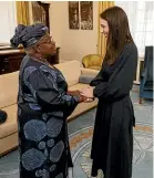  ?? ROBERT KITCHIN/STUFF ?? Prime Minister Jacinda Ardern meets with WTO director-general Dr Ngozi Okonjo-Iweala.