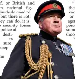  ??  ?? WARNING: Gen Lord Dannatt