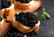  ?? GETTY IMAGES ?? The price of caviar has plummeted in recent years, thanks to sturgeon farming in China, which flooded the market.