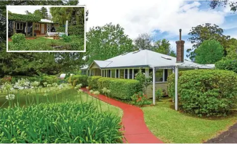  ?? PHOTO: CONTRIBUTE­D ?? HOT PROPERTY: 2 Sinclair St, East Toowoomba, has been listed for offers above $1.39 million. INSET: 21 Wirra Wirra St, Mount Lofty, recently sold for $1.3 million.