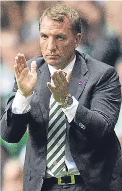  ??  ?? Celtic boss Brendan Rodgers deserves credit.