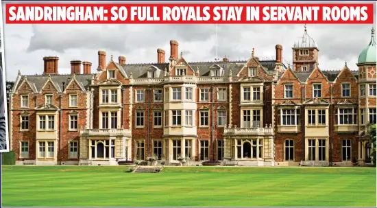  ??  ?? ANMER HALL: KATE AND WILLIAM HAVE SPACE TO SPARE