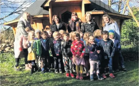  ??  ?? Inspectors praised staff at Widcombe Acorns for the learning activities which see the children interactin­g with nature