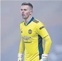  ??  ?? Dean Henderson will line up against Manchester City.