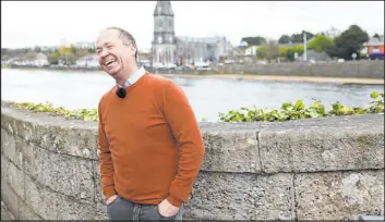  ?? Peter Morrison
The Associated Press ?? Joe Blewitt, a cousin of President Joe Biden, speaks to the media Tuesday in his hometown of Ballina, Ireland. Biden is scheduled to visit the town next week.