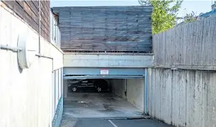  ??  ?? Ms Chalkley’s hands were trapped as garage shutters rolled into their housing