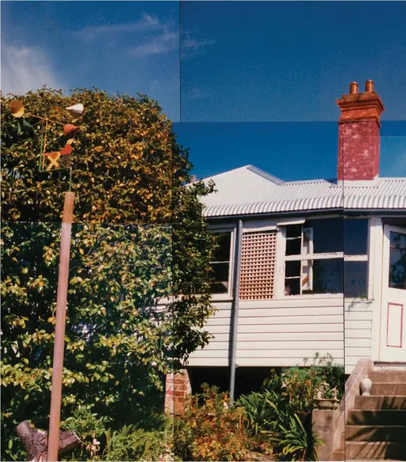  ??  ?? 1989 Irwell Cottage, Thirroul, photomonta­ge Photo credit: Lynda Draper