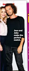 ??  ?? Jess and Jake make the perfect match.