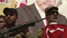  ?? QASIOUN NEWS/THE ASSOCIATED PRESS ?? Syrian opposition fighters display the Turkish flag in Dabiq on Sunday.