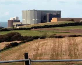  ??  ?? The decomissio­ned Wylfa power station at Cemmaes, Anglesey