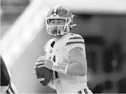  ?? SAM CRAFT/AP ?? Florida quarterbac­k Kyle Trask leads the SEC with 14 passing TDs after three games.