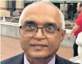  ??  ?? Heart surgeon Jitendra Rathod, 58, died at the University Hospital of Wales, Cardiff