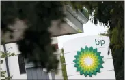  ?? ALASTAIR GRANT — THE ASSOCIATED PRESS FILE ?? Soaring oil and gas prices tied to the global economic recovery from the coronaviru­s pandemic helped bolster British oil giant BP’s third-quarter profits.