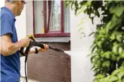  ?? Dreamstime/TNS ?? Pressure washing is a powerful tool to clean your house, driveway or decks, but it must be used carefully.