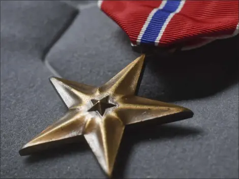  ??  ?? Mull’s Bronze Star.