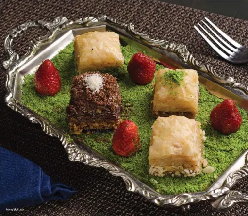  ??  ?? Mixed Baklava