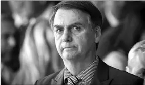  ??  ?? De Braziliaan­se president Jair Bolsonaro. (Foto: NU)