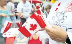  ??  ?? City council has back a township’s resolution that calls for HST to be dropped from the sales of Canadian flags this sesquicent­ennial anniversar­y year.