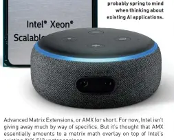  ??  ?? Digital assistants such as
Amazon Alexa are what probably spring to mind
when thinking about existing AI applicatio­ns.