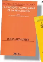  ?? ?? LIBROS. Algunos de sus trabajos a lo largo de los años, con el marxismo como eje central de sus reflexione­s.