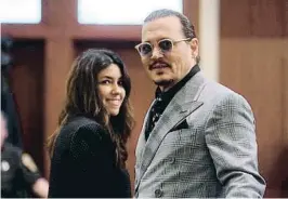  ?? SHAWN THEW / AFP ?? Camille Vasquez. La abogada de Johnny Depp se ha convertido en protagonis­ta por su implacable interrogat­orio y por la complicida­d que mantiene con su cliente