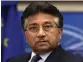  ??  ?? Pervez Musharraf