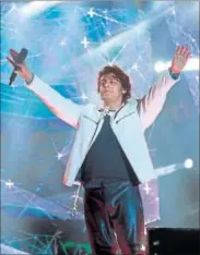  ??  ?? Sonu Nigam recently performed at a concert in a Delhi college