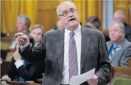  ?? ADRIAN WYLD/THE CANADIAN PRESS ?? Veterans Affairs Minister Julian Fantino is expected to face criticism from former soldiers and Opposition politician­s over an internal report that found the military’s rehabilita­tion program had weaknesses in determinin­g veterans’ needs.