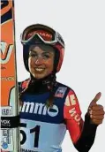  ?? FOTO: PRIVAT ?? Die Skispringe­rin Juliane Seyfar h stammt aus Thal und kehr gern dahin zurück.