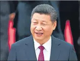  ?? AFP ?? China’s President Xi Jinping