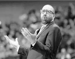  ?? TONY GUTIERREZ/ASSOCIATED PRESS ?? The New York Knicks hired former Memphis Grizzlies coach David Fizdale as their new coach this week, taking him off the market for the Orlando Magic.