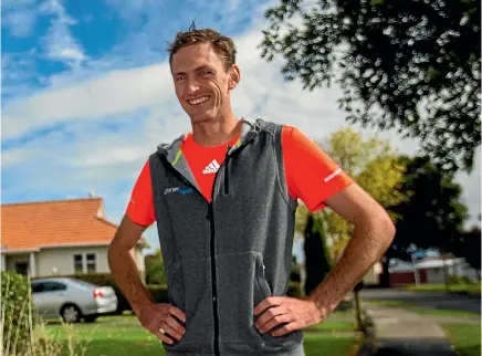  ?? PHOTO: DAVID UNWIN/FAIRFAX NZ ?? Manawatu’s Chris Sanson finished second at the Rotorua marathon for the second year in a row.