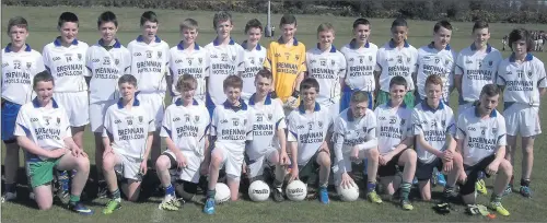  ??  ?? The Wicklow under-14 team who took on Wexford and Laois in Ballinakil­l at the weekend.