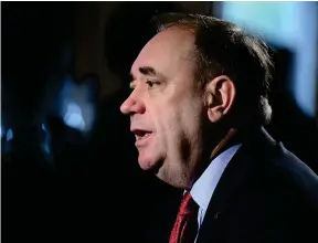  ?? Photograph: Jeff J Mitchell/Getty Images ?? Former First Minister Alex Salmond says Theresa May would be as bad a leader as Margaret Thatcher at the height of her powers if she was re-elected on June 8