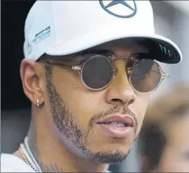  ?? FOTO: AP ?? Lewis Hamilton peleará hoy por la pole en Mónaco, donde ayer fue jornada de asueto