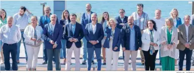  ?? MIGUEL GÓMEZ ?? Algunos de los candidatos a alcaldes del PP en la provincia de Cádiz para las elecciones del 28-M.