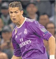  ??  ?? Cristiano Ronaldo is no longer a United target.