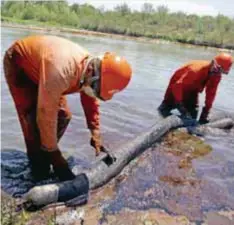  ?? |CUARTOSCUR­O ?? En el 2014 un derrame de crudo dañó al río San Juan.