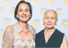  ??  ?? Marjorie Reid (left) and Jocelyn Clancy enjoy a night out at the USQ NAIDOC Ball.