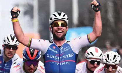  ?? ?? Mark Cavendish briefly wore the pink jersey in 2009 but is unlikely to get the opportunit­y this year. Photograph: Marco Bertorello/AFP/ Getty Images