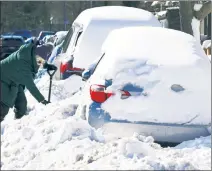  ?? ?? SO LAST SEASON: Winter storm Kenan hits Brooklyn in January.