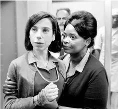  ??  ?? Sally Hawkins and Octavia Spencer (right) in ‘The Shape of Water'. — Photo courtesy of Fox Searchligh­t Pictures