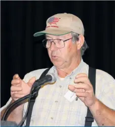  ??  ?? « Cette administra­tion a été élue par les agriculteu­rs en critiquant les tarifs de 270 % du Canada sur les produits laitiers », a rappelé Jacques Rainville, du Vermont.